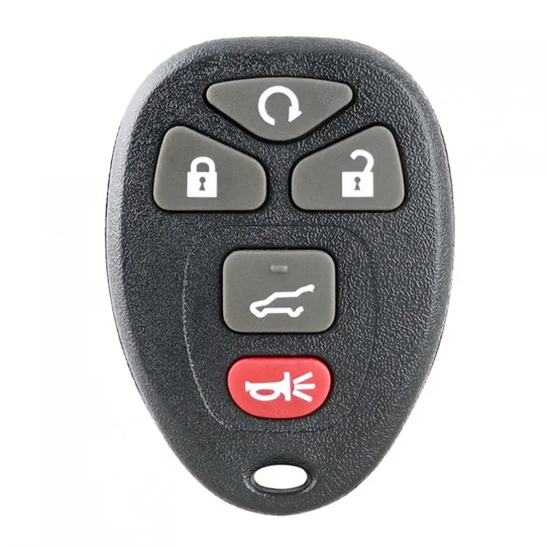 2PCS 4+1 BUTTONS CAR REMOTE KEY FOB C60270 / OUC60221 FIT FOR CHEVY SILVERADO TRAVERSE AVALANCHE EQUINOX EXPRESS