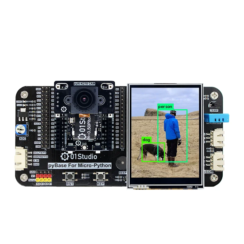 Placa de Desenvolvimento Visão de Aprendizagem Estúdio Sipeed Python ia Inteligência Artificial Máquina Profunda Micropython 01 Pyai-k210 - Imagem 5