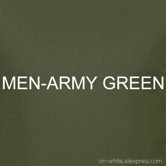 Футболка для горнодобывающих кранов - Цвет: Men-Army Green