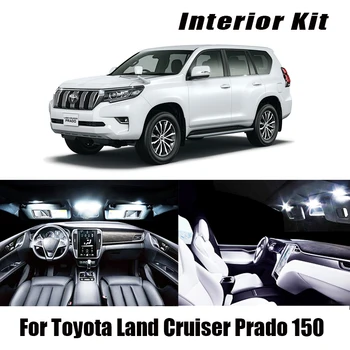 

17Pcs Error Free White LED Car Interior Light Package Kit For 2010-2018 Toyota Land Cruiser Prado 150 LED Interior Light