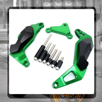 

Motorcycle Engine Crash Guard Stator Cover Slider Protector Falling Protection For KAWASAKI NINJA400 NINJA250 NINJA 400 250 2018