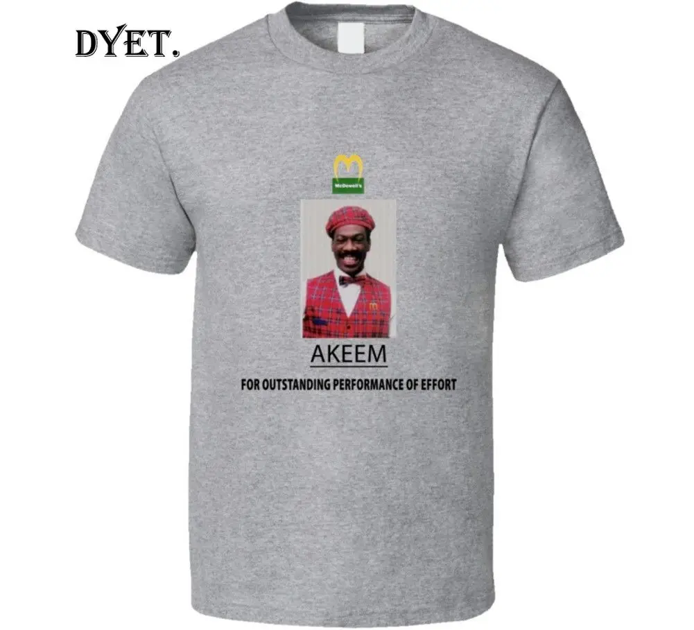 Coming To America Akeem работник месяца забавный фильм футболка крутая Повседневная pride