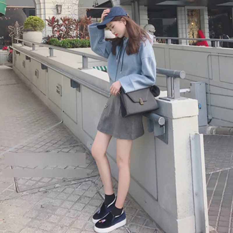 

Early Autumn Playful Online Celebrity Short-height Outfit Significantly Higher Western Style High Cold Royal Sister Style Fashio