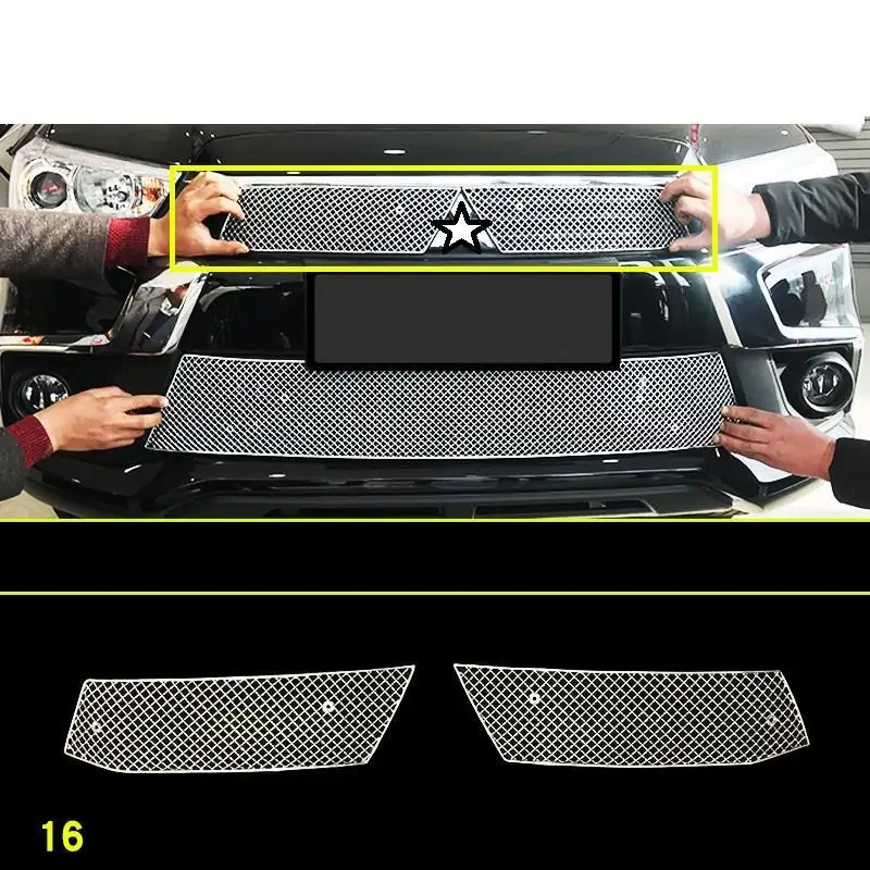  Decorative Mouldings Auto Parts Automovil Styling Personalized Car Acessories Racing Grills 16 17 1