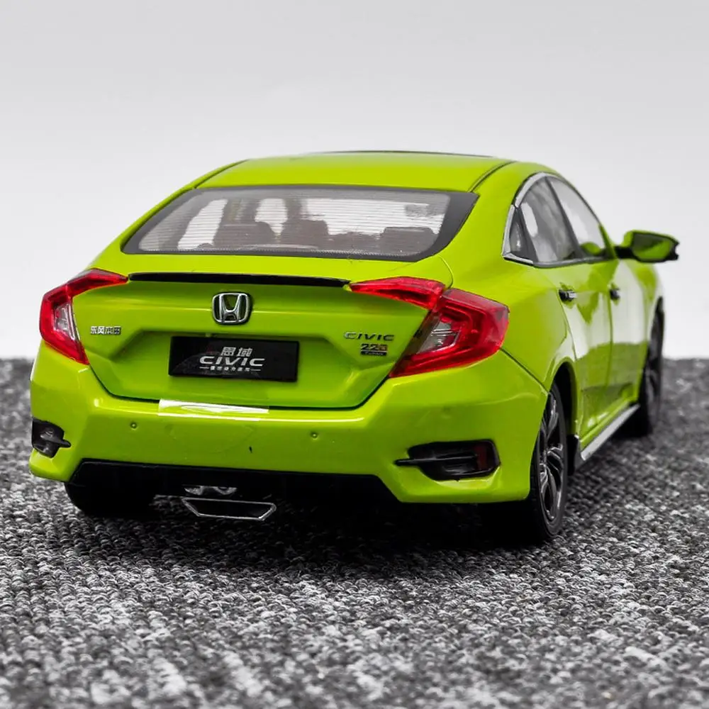 1//18 2019  China New Honda civic diecast model green color gift