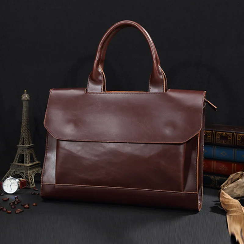 

Korean version of male bag trendy men's bag retro single shoulder bag original briefcase business handbag oblique