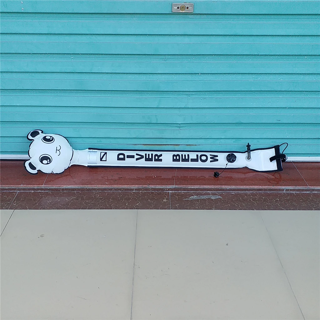 Diver Below Surface Marker Buoy Reflective Tape Edge SMB Sausage Signal Tube Surface Marker Buoy for Swimming Diving