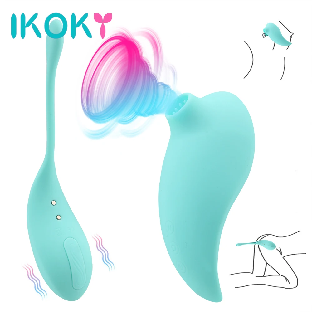 IKOKY 2 шт. сосающий Вибратор Интимные Игрушки для женщин пары Kegel фаллоимитатор