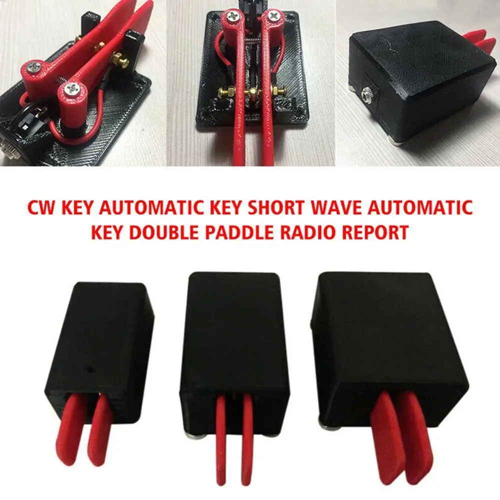 Сильная Магнитная версия cw короткий волновой ключ/автоматический ключ с двумя вёслами Cw ключ автоматический ключ
