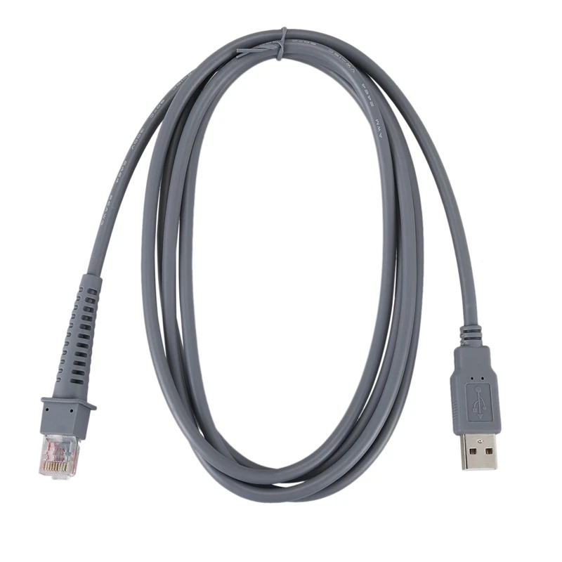AAAE топ-1 х USB штекер RJ45 кабель 7 футов 2 м для символа сканер штрих-кода LS4278 LS2208 2208AP