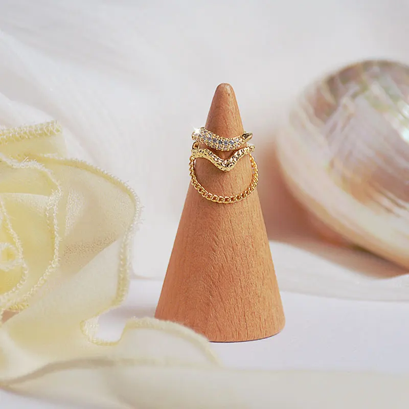 18k Real Gold Korean Luxury Earrings High Fashion U No Pierced Micro-Inlaid Zircon Simple Versatile Zircon Earrings Jewelry Gift