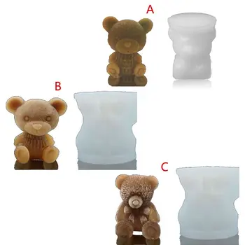 

Baby Bear Craft Art Silicone Soap Candle Ice Tray Resin Casting Silicone Molds