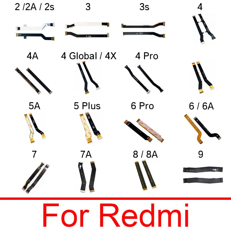 Гибкий кабель материнской платы для Xiaomi Redmi 1s 2 2a 2S 3 3S 3G 4G 4A 4X Pro 5 5A 6 7 7A Plus