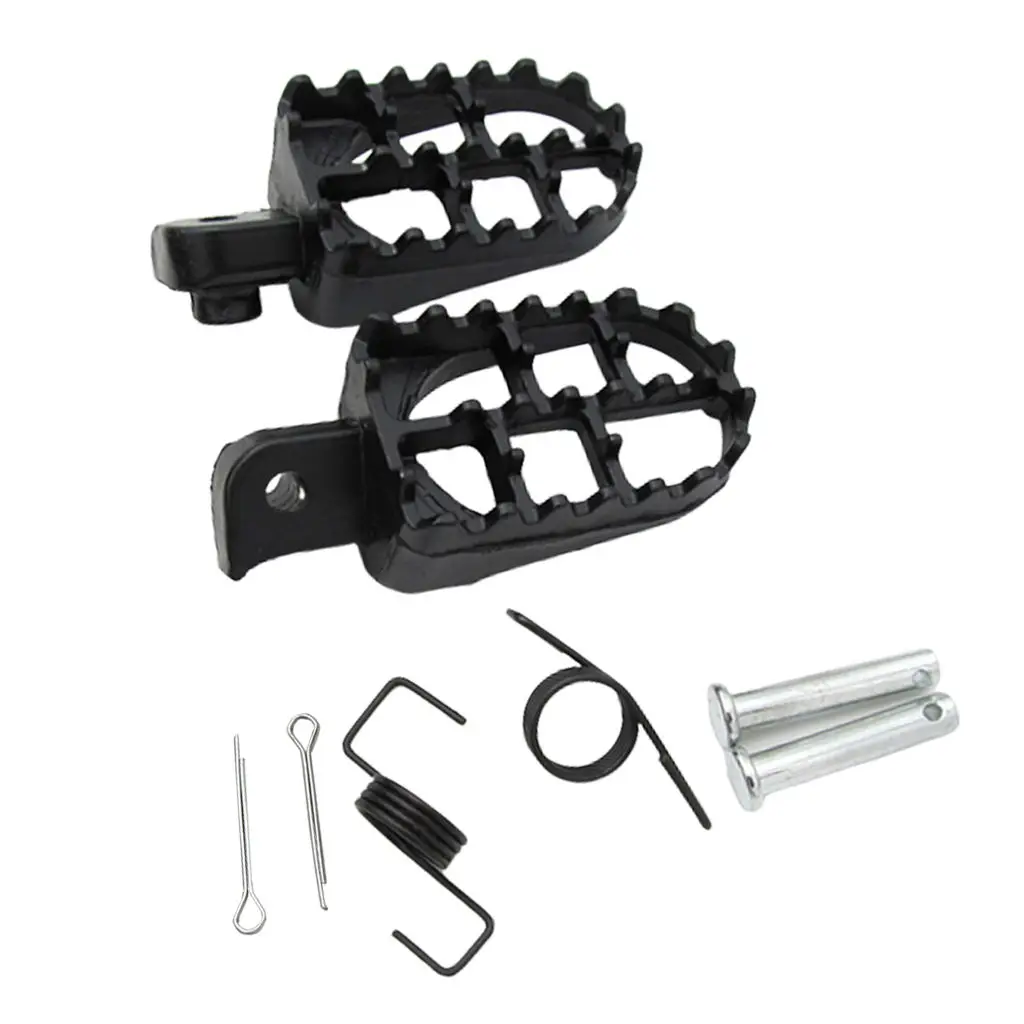 2PCS Foot Pegs Footrests L & R for Yamaha PW 50 80 TW200 PW50 PW80 50 70 110 125cc Motocross Dirt Bike