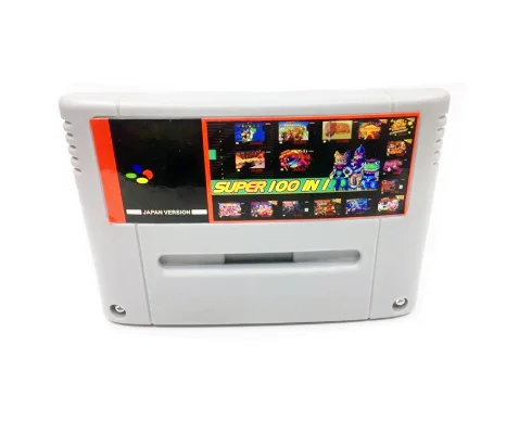 Игровой картридж Super 100 в 1 Japan NTSC caslevania IV Contra III FINAL FANTASY I II VI|Запасные части| |