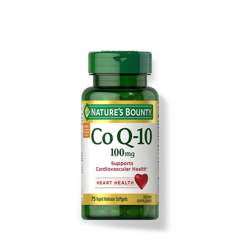 

NATURE'S BOUNTY Coenzyme Q10 Soft Capsules 75 Capsules/Bottle Free Shipping