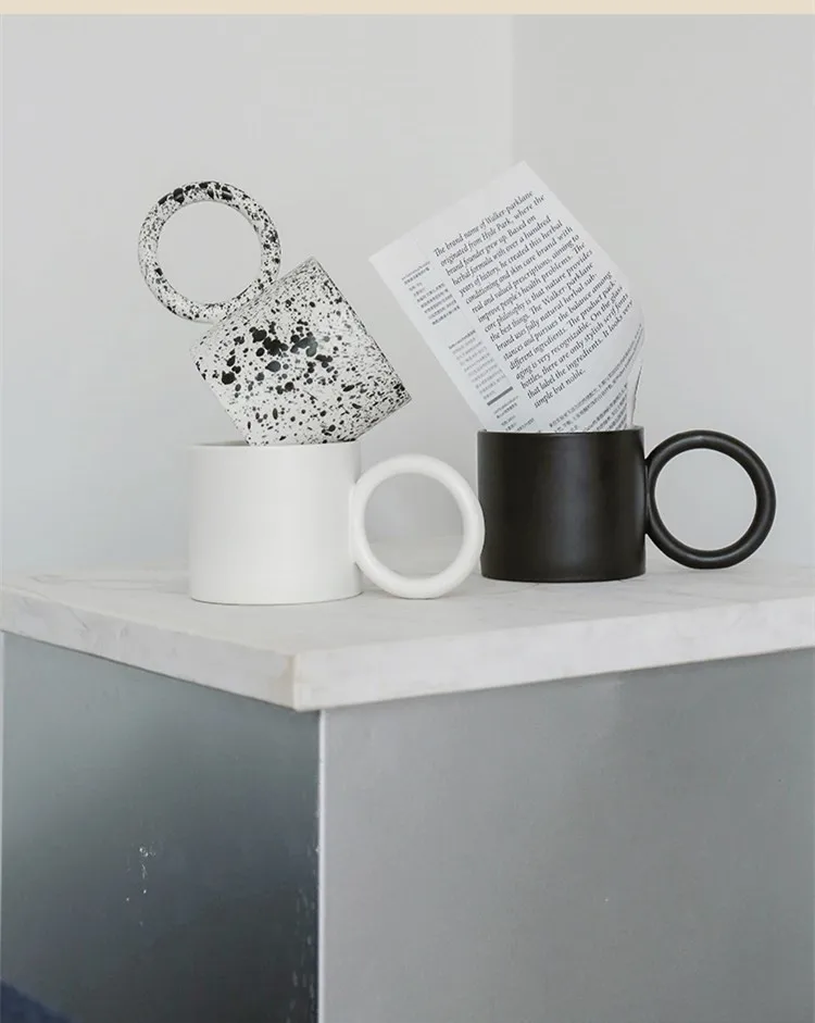 Japanese-style Coffee Cups Original Beautiful Large Espresso Mugs Brand Designer Ceramic Tea Mug Fun Office Drinking Big Ear Cup Japanese-style Coffee Cups Original Beautiful Large Espresso Mugs Brand Designer Ceramic Tea Mug Fun Office Drinking Big Ear Cup