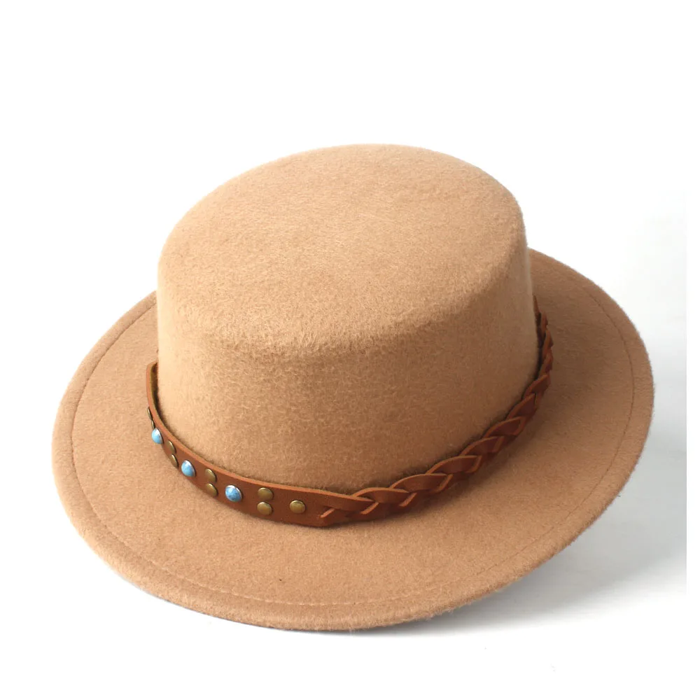 Новая модная Шляпа Fedora на плоской подошве для джентльменов, вечерние шляпы для леди, шляпа-баттер, повседневный стиль, размер 56-58 см