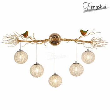 

Modern Creative Bird Nest LED Wall Lamp Lighting Nordic Bird Background Wall Lights Bedroom Corridor Living Room Decoration Lamp
