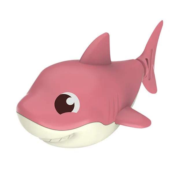 Animal Baby Bath Toys For Baby Boys And Girls Shark Clockwork Swimming Water Toy For Bathroom Bathtub 3