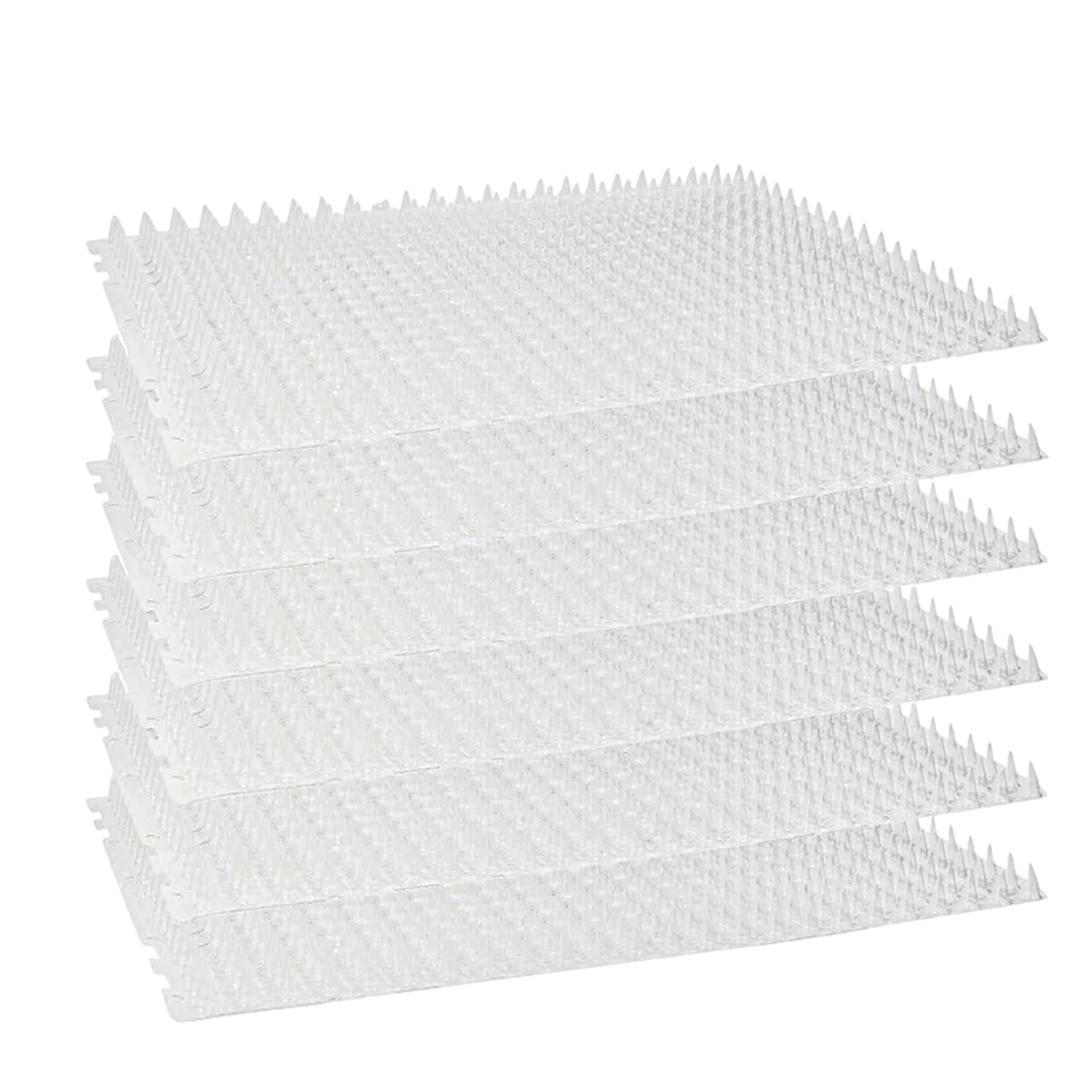 6PCS Garden Cat Scat Mats Cats Net Anti-Cat Dogs Repel-lent Mat Prickle Strips Keep Cats Away Safe Plastic Spike Thorn