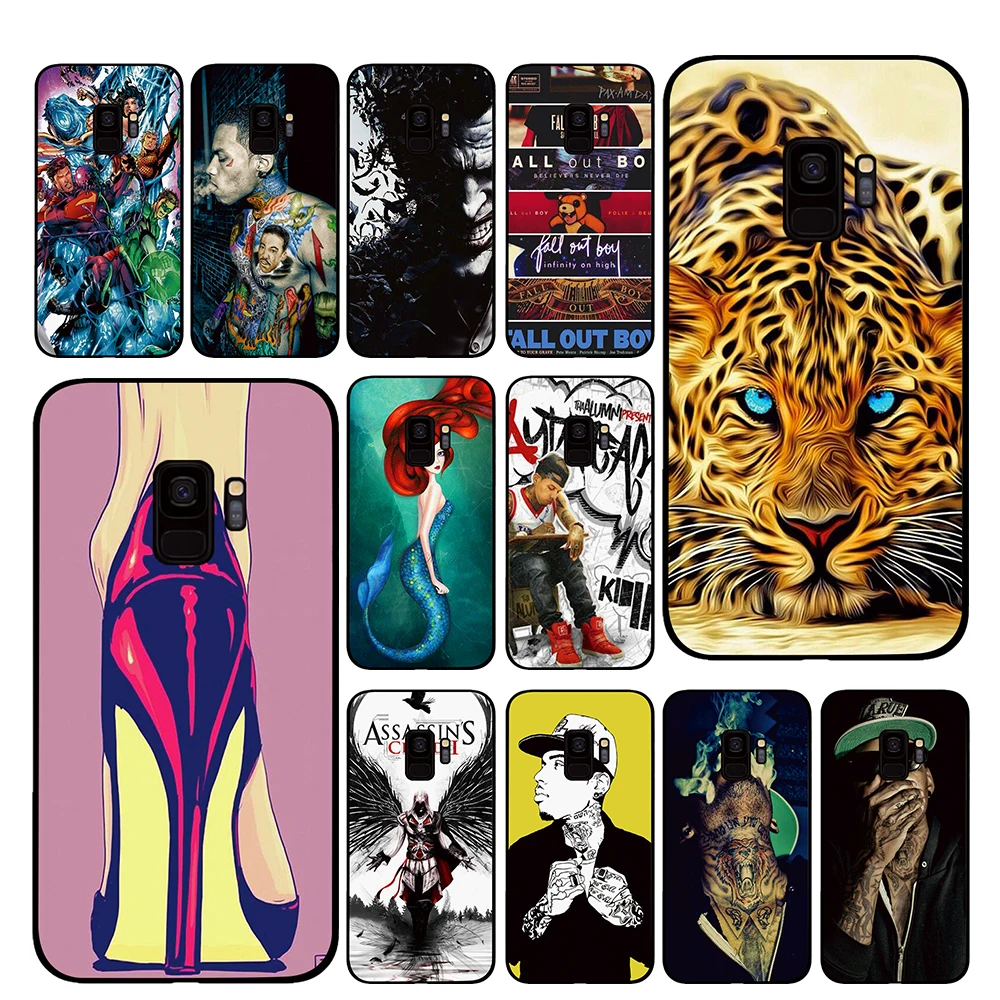 wild leopard cases For Samsung Galaxy S10 S8 S9 Plus S7 S6 edge Note 8 9 Luxury cover | Мобильные телефоны и аксессуары