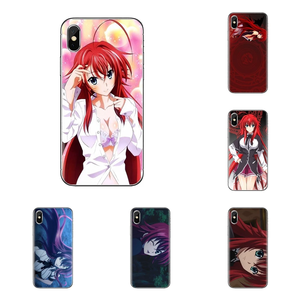 Корпус для iPhone XS Max XR X 4 4S 5 5S 5C SE 6 6S 7 8 плюс samsung Galaxy J1 J3 J5 J7 A3 A5 Akeno Риас Gremory высокое