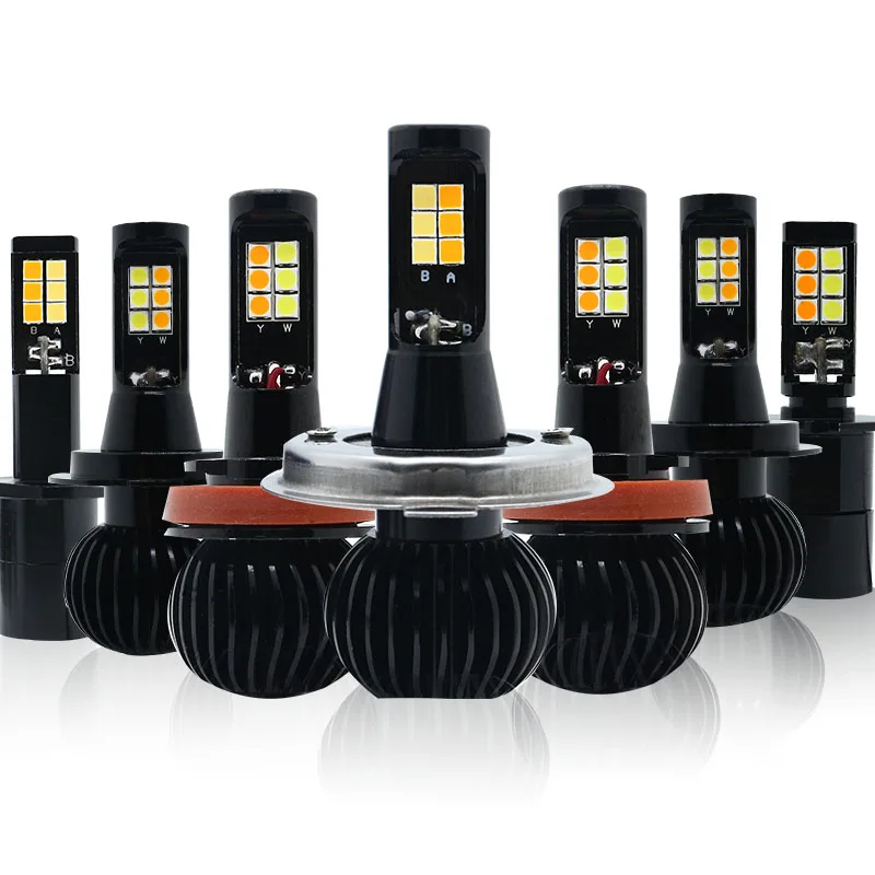2 шт. Автомобильные светодиодные лампы H11 H8 HB3 HB4 9005 9006|Передние LED-фары для авто| |