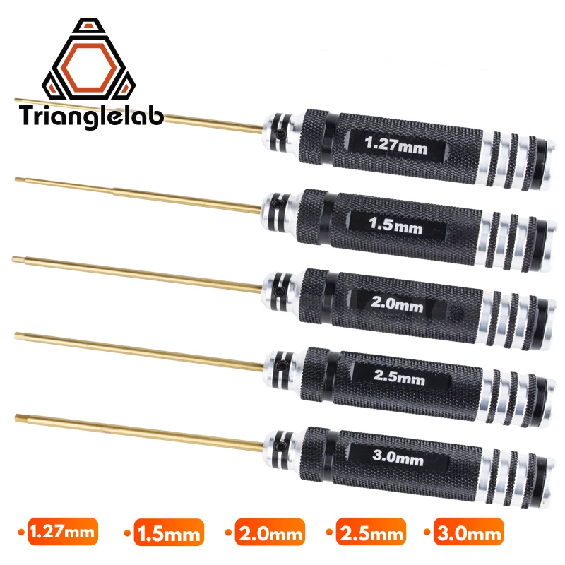 TriangleLAB High quality screwdriver tool 1.27  1.5 2.0 2.5 for 3d printer Accessories  dragon hotend Removal tool