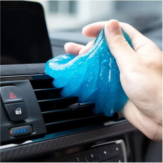 Car For Cleaning Car Gel Putty With Car Coaster Reusable Gel Interior  Cleaner Dust Remover Cleaner For Vents Seats Audio Panels - AliExpress