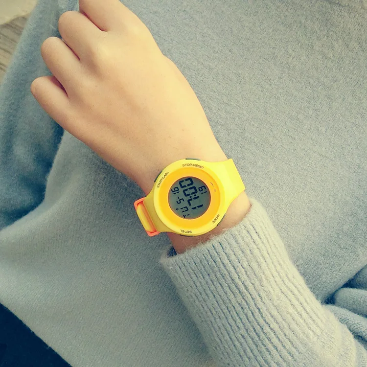 

Girl Boy Children Watches Kid Women Wrist Watch Men Clock Silicone LED Light Digital Sport Watch erkek saat Wristwatch