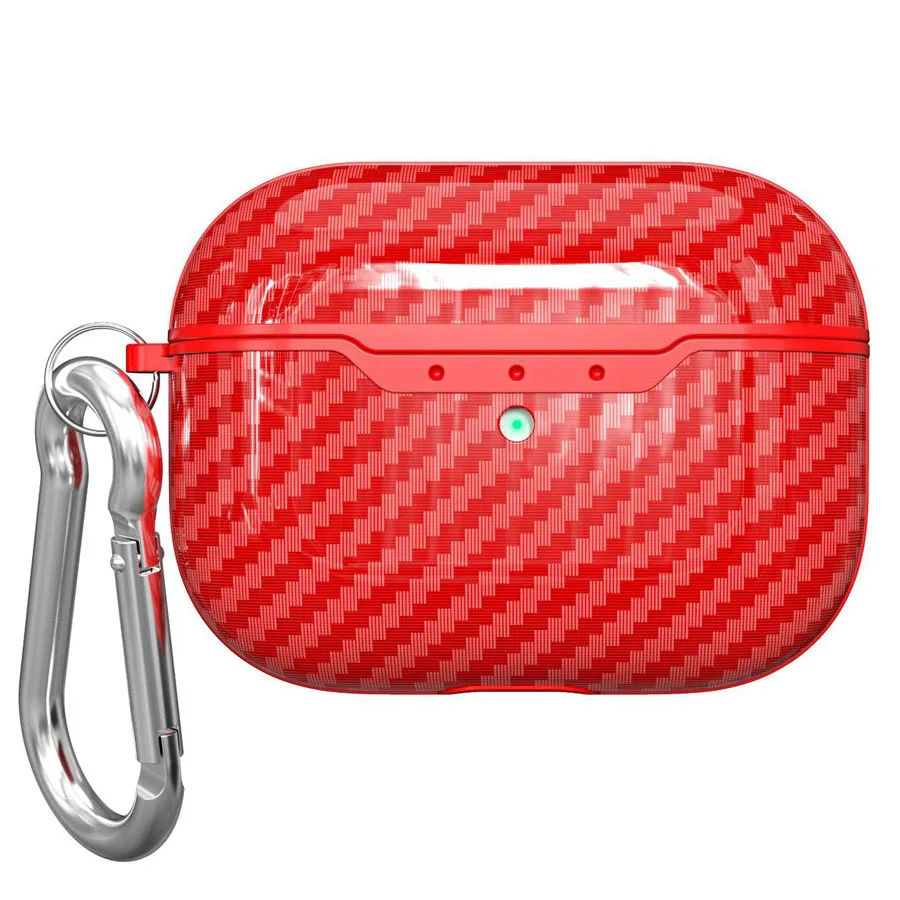 red Роскошный чехол для Apple AirPods Pro чехол s Футляр для наушников чехол для Airpods 3 защитный чехол - Цвет: red