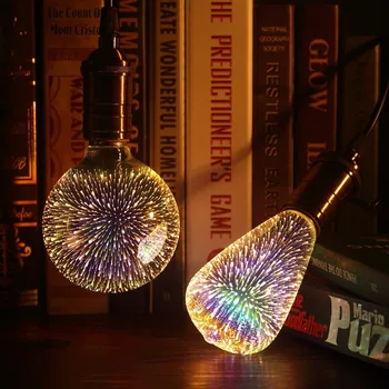 3D LED Bulb Decoration Night Light E27 AC110V 220V Holiday Creative Lamp Halloween Christmas Decora Light For Livingroom Bedroom 1