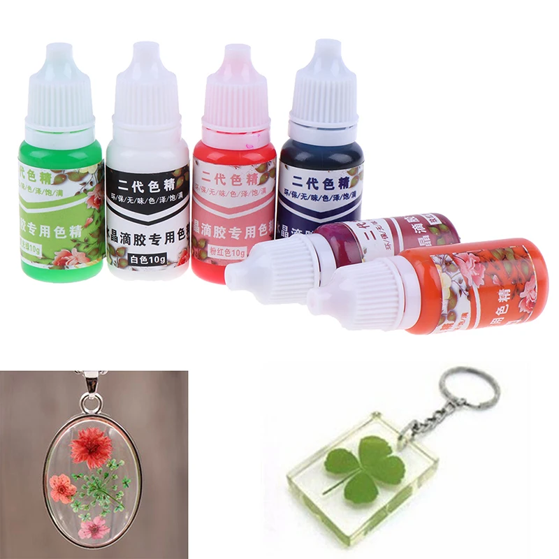 15Colors 10g Epoxy High Concentration UV Resin Liquid Pearl Color Dye Pigment for DIY Jewelry Making Crafts | Дом и сад
