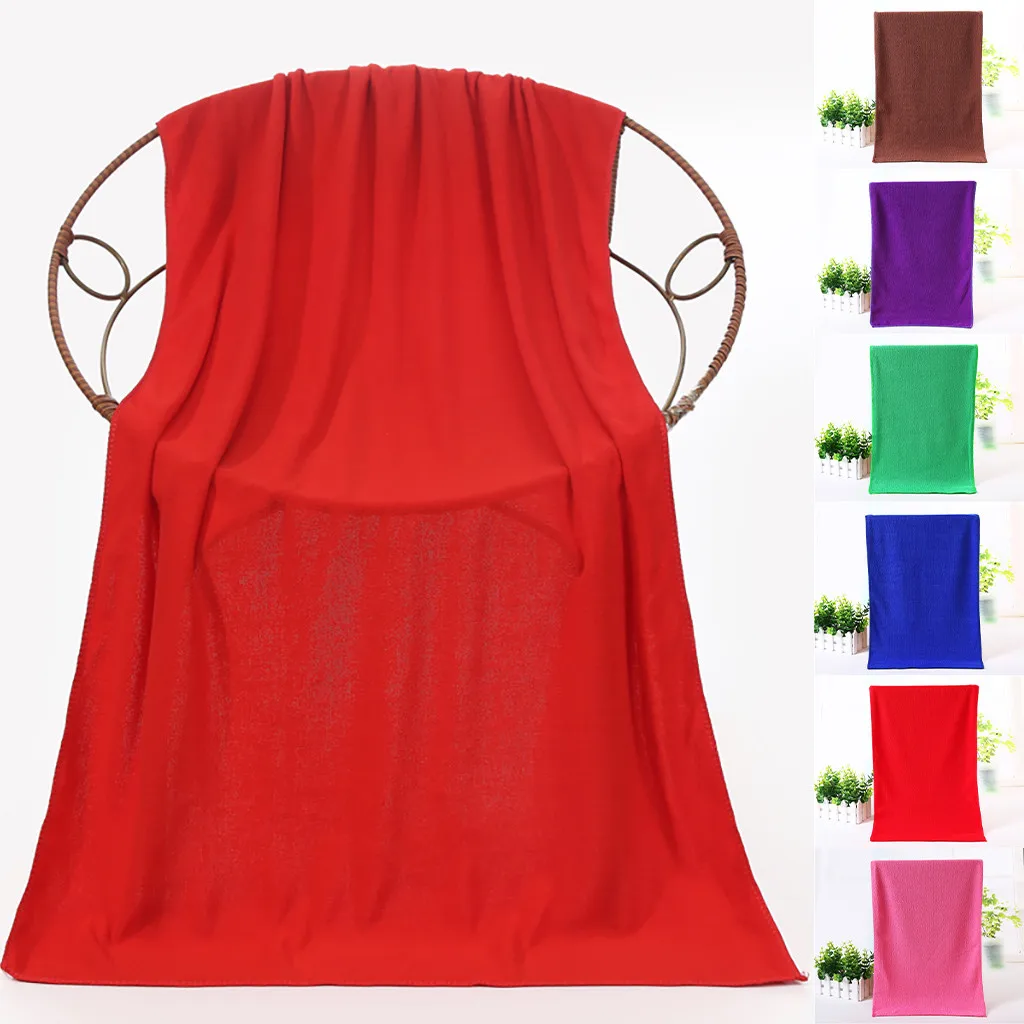 Small Microfibre Beach Bath Hand Towel Sport Travel Gym Lightweight 30x110cm GG