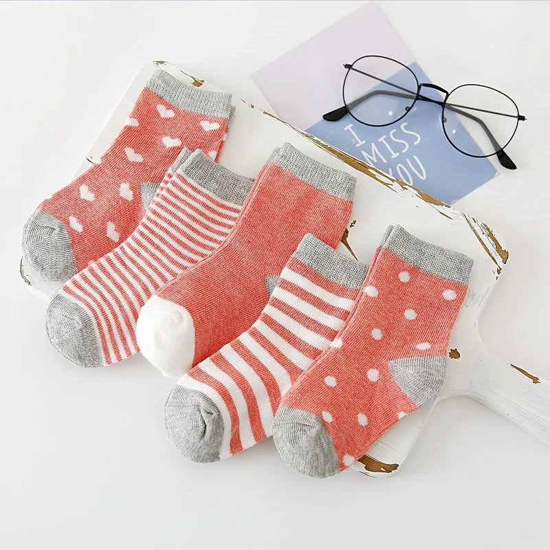 B&G Childrens Breathable Socks Childrens Summer Kids Middle-tube Soft Socks Floor Socks Babys Socks