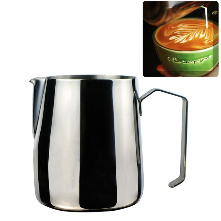 

Thick Stainless Steel Italy European Style Steam Pitcher Frothing Pitcher Steam Pitcher Milk Frother