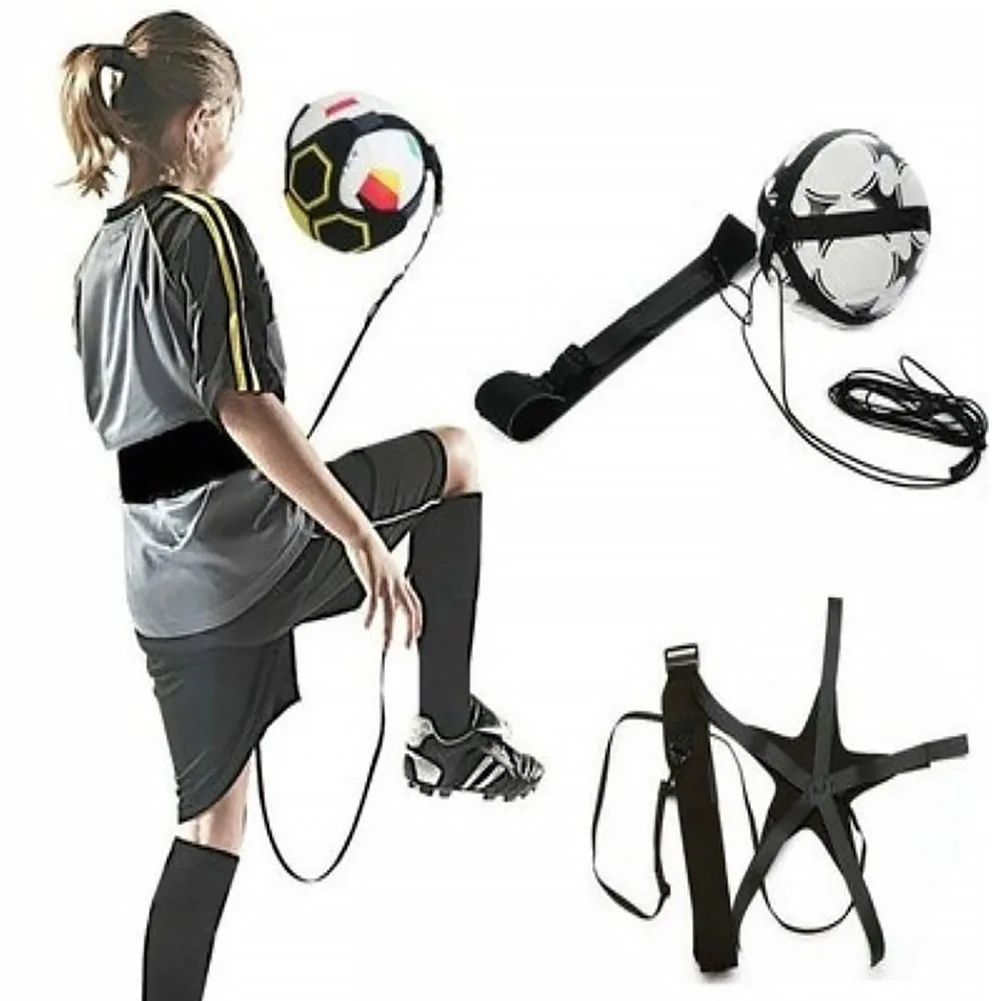Тренировочный пояс регулируемый Hands Free Kick тренировочное оборудование помощь футбольный тренер футбольный мяч спорт