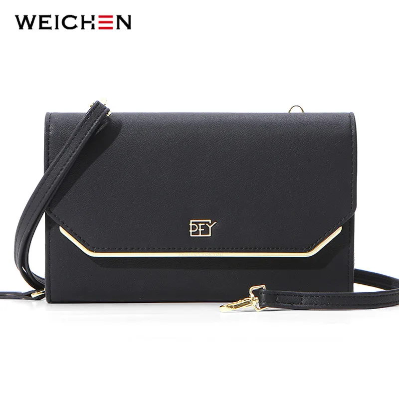 

WEICHEN Multi-function Clutch Wallet & Shouler Bags Women Small Messenger Crossbody Bag Ladies Brand Designer Sac Bolsa Purse