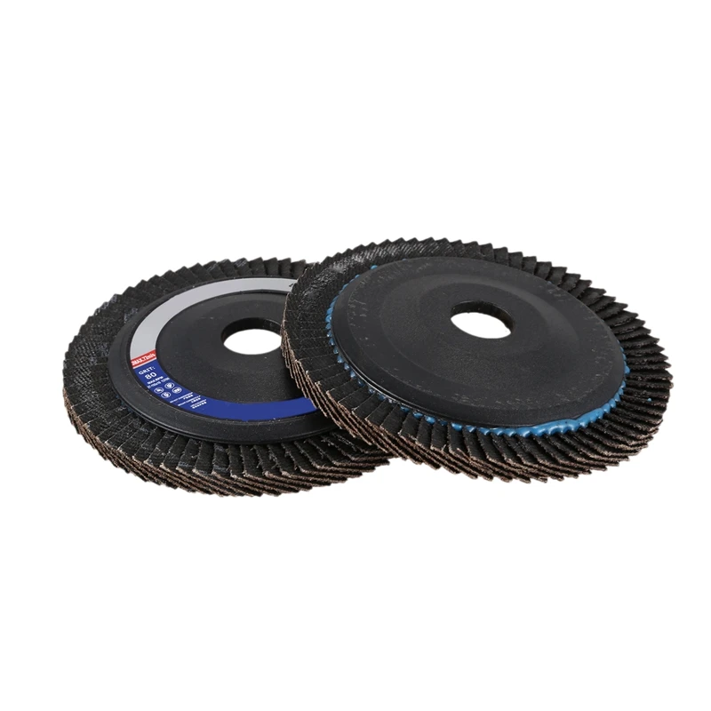 20 Piece Set 100mm / 4Inch Flap Disc Sanding Sanding Disc 80 Grit Wood Metal Grinding Tool Louver Disc