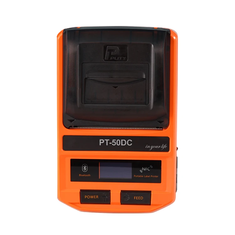 

PT-50DC Small Portable Price Tag Label Printer Barcode QR Code Sticker Label Thermal Printer