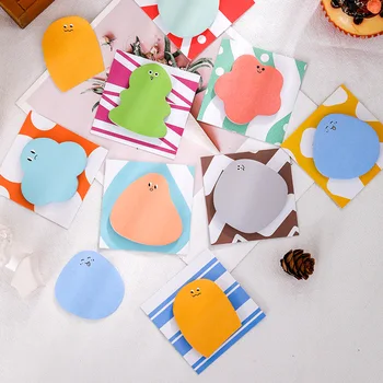 

30 Pcs/set Kawaii Sticky Notes Cute Expression Can Be Torn Off N Times Memo Pad To Do List Kawaii Stationery Notpad Memo Sheets
