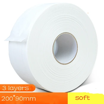 

Toilet Paper Jumbo Tissue Roll Virgin Wood Pulp Napkins Public Bathroom Home 3ply Soft Comfortable