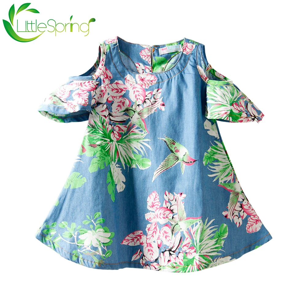 Маленькая летняя яркая Цветочная юбка с расклешенными рукавами|girl dress kids|girls summer