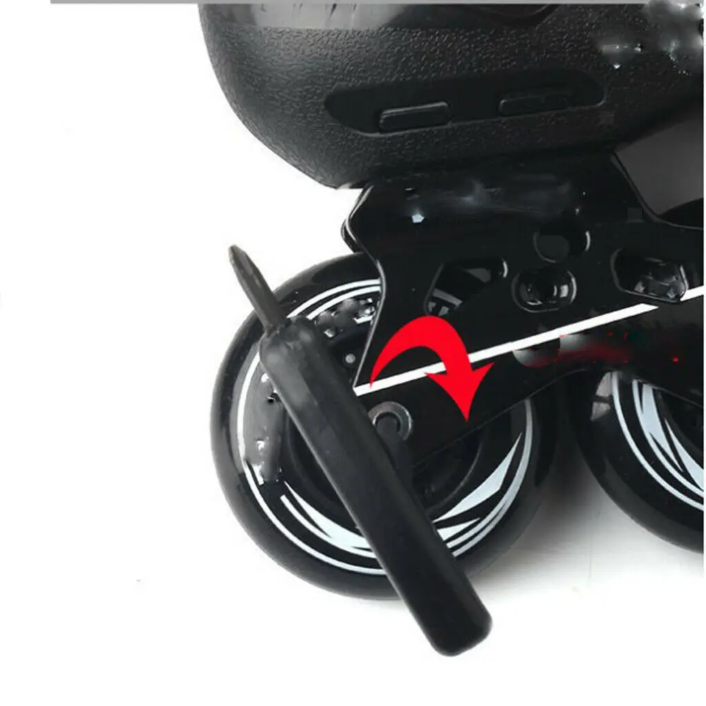 Universal Rubber Non-Slip Roller Skate Brakes Block Pad Skating Safety Brake Pad Inline Skate Brake for Adults