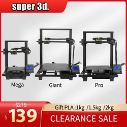 Ideaformer Mega/Pro/Giant FDM – imprimante 3D, double axe Z & Y, nivellement automatique, impression silencieuse, bon marché 