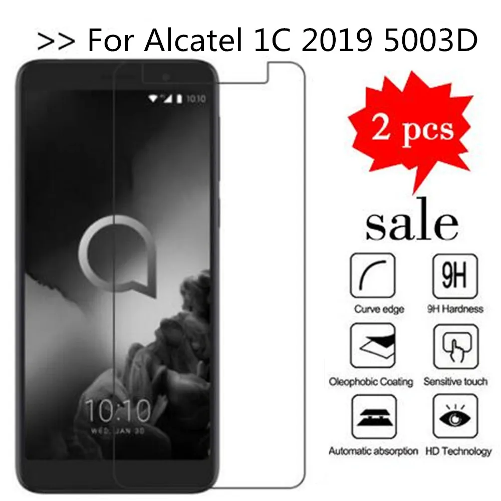 

Tempered Glass For Alcatel 1C 2019 5003D Screen Protector Premiun Phone Protection Film Case For Alcatel 1C 2019 Tempered Glass
