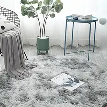 Европейский мягкий ковер модный ковер для спальни прикроватный коврик моющийся индивидуальное одеяло градиентный цвет коврики для гостиной