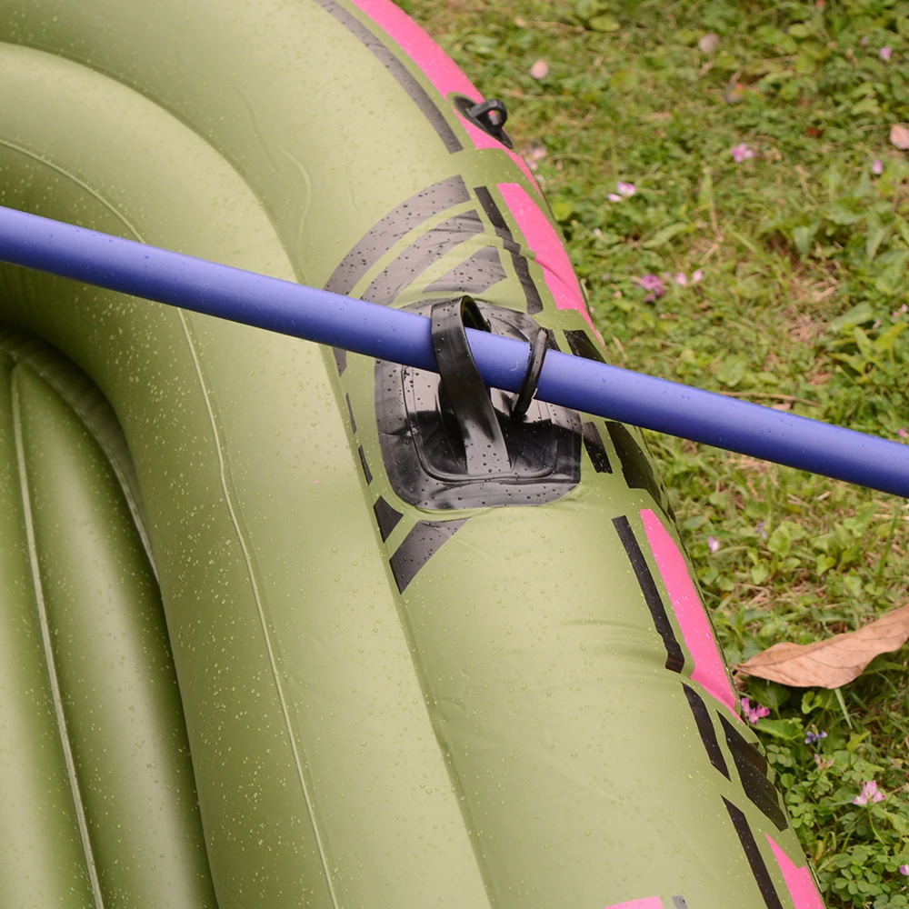 1 Person Inflatable Fishing Boat High Quality Liferaft Rubber Boat 170x100cm PVC Portable Drifting Fishing Boat with Paddles (12)