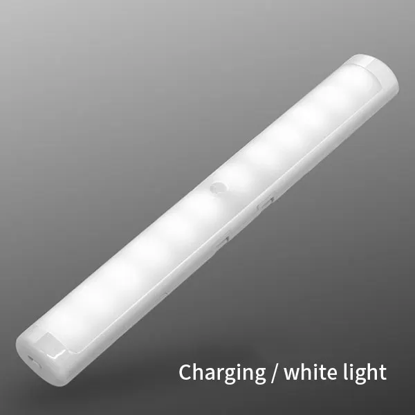 Xiaomi PGG прямоугольная модная барная Индукционная лампа шкаф лампа с крюком человеческого тела Индукционная лампа светодиодный - Цвет: Белый
